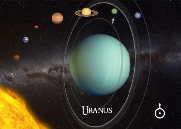 3D-Postkarte URANUS