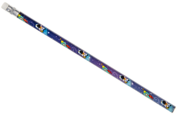 Bleistift SPACE mit Radiergummi