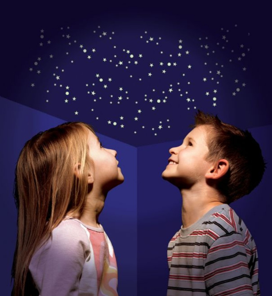 The original glow STARS - 350  - Glow-in-the-Dark Sticker