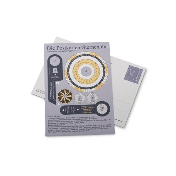 Die Postkarten-Sternenuhr