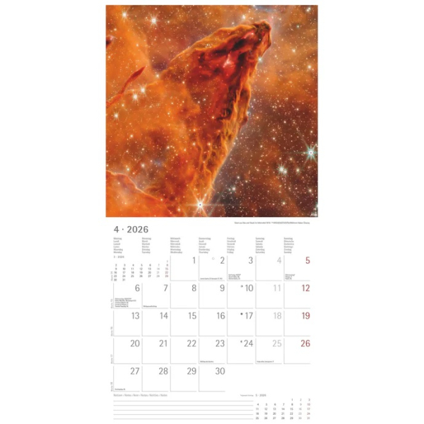 Kalender SPACE 2026