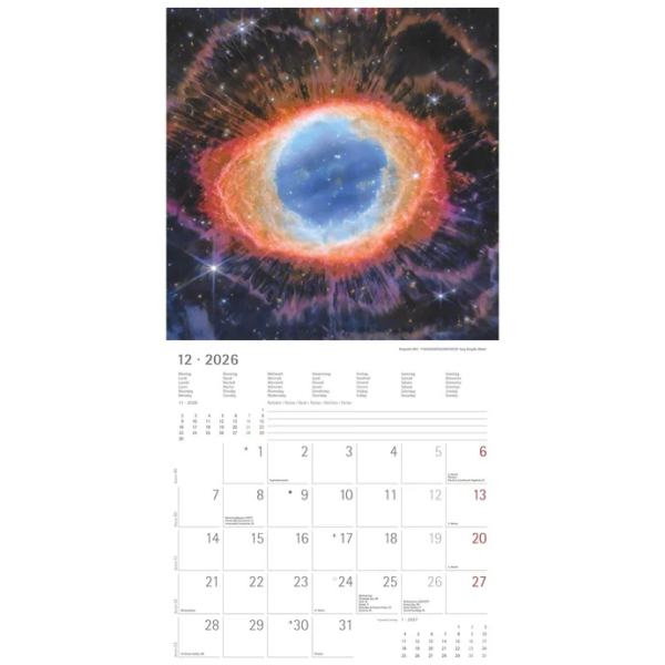 Kalender SPACE 2026
