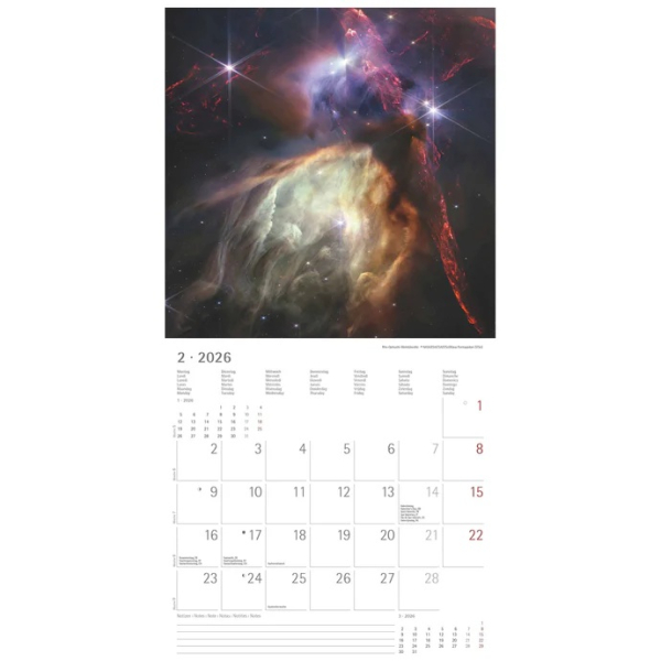 Kalender SPACE 2026