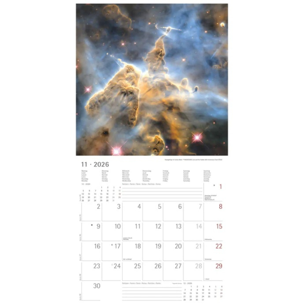 Kalender SPACE 2026