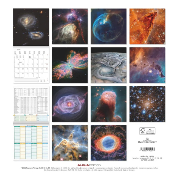 Kalender SPACE 2026