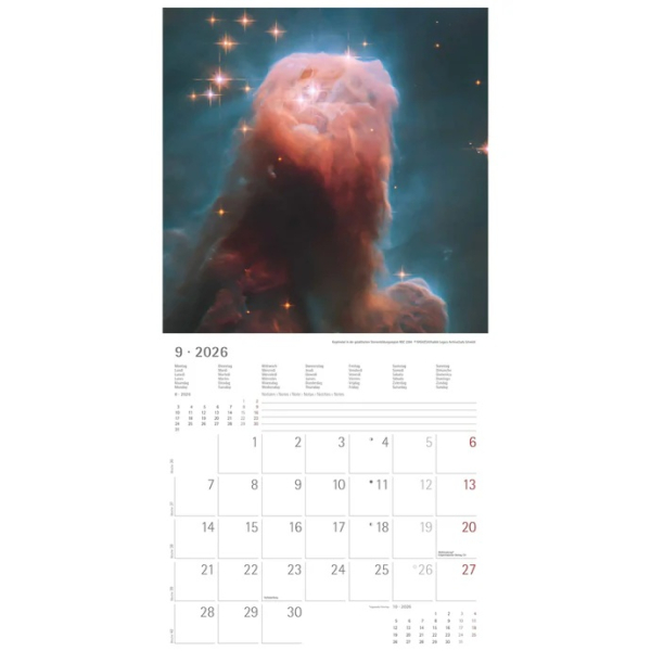 Kalender SPACE 2026