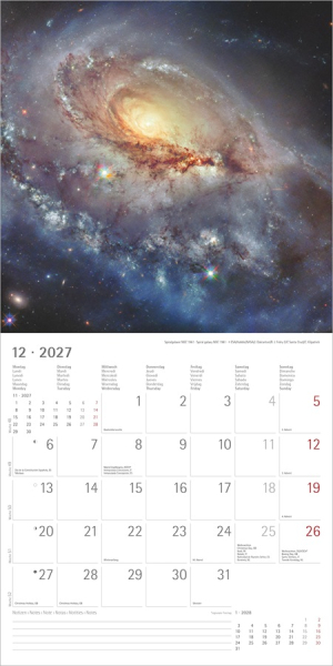 Kalender SPACE 2027