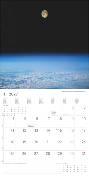 Kalender SPACE 2027