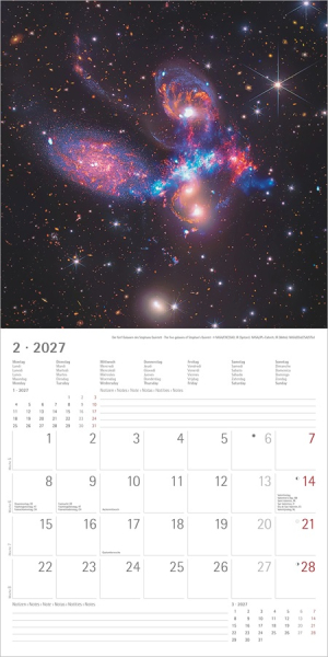 Kalender SPACE 2027