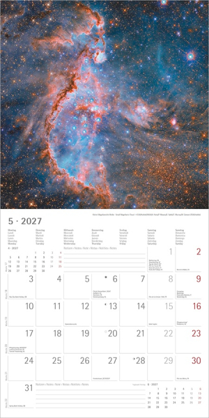 Kalender SPACE 2027
